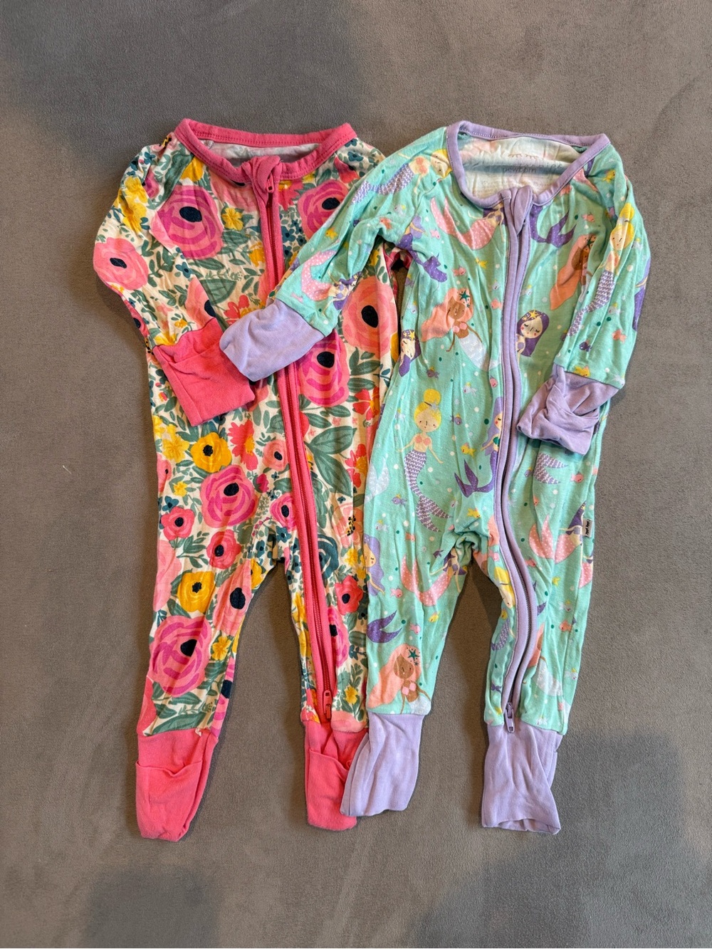 Little Sleepies Newborn Secret Garden & Mermaid Magic Zippy